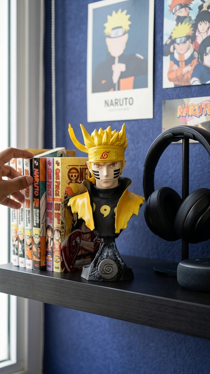 Naruto Shippuden: Naruto Uzumaki "Kurama Link + Sage Mode" Premium 16cm Desktop Bust