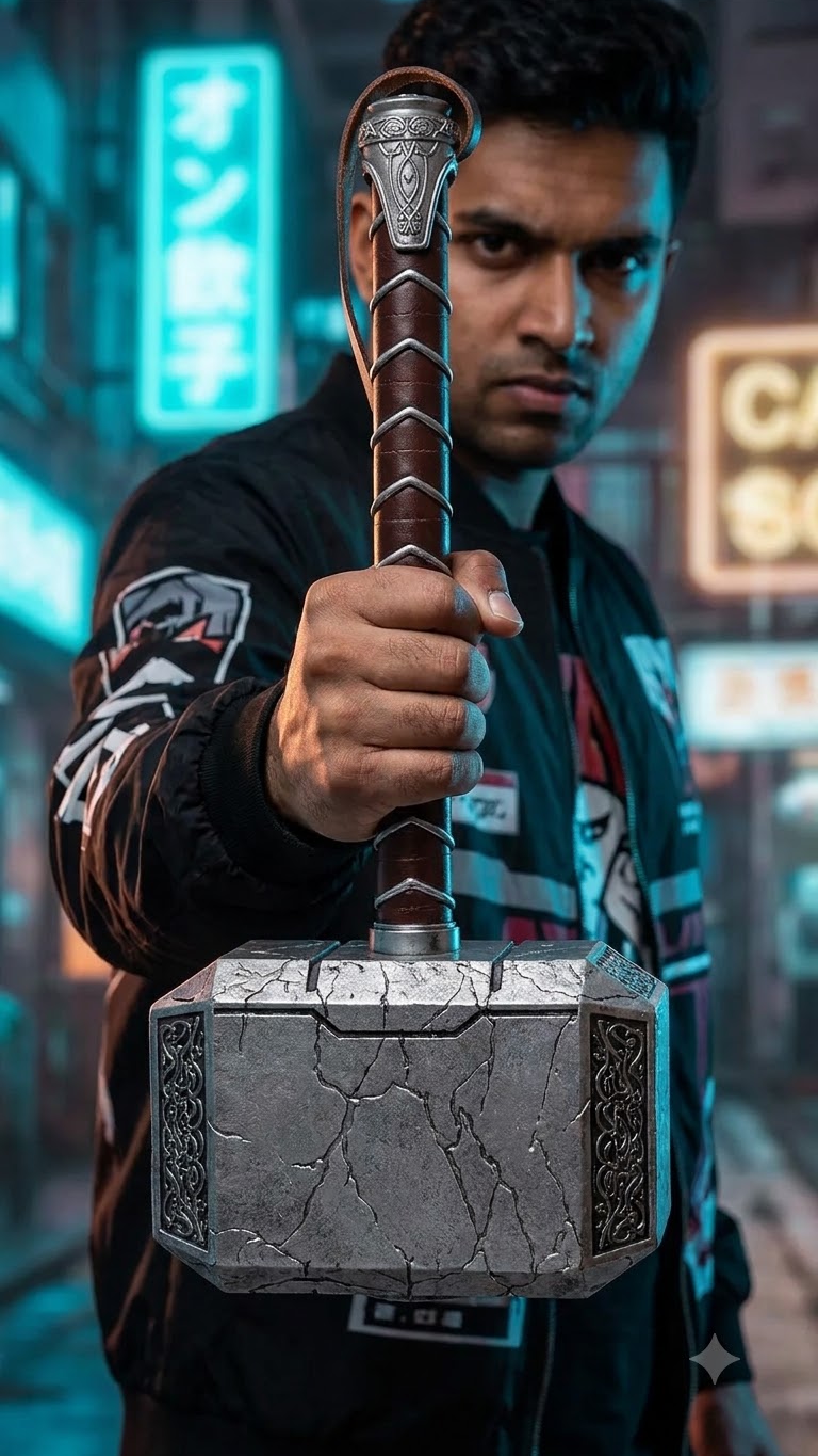 Marvel Universe: Thor "Mjolnir – Classic God of Thunder Hammer" 45cm Cosplay Prop Replica