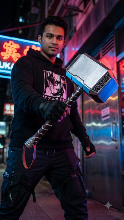 Marvel Universe: Thor "Mjolnir – Classic God of Thunder Hammer" 45cm Cosplay Prop Replica