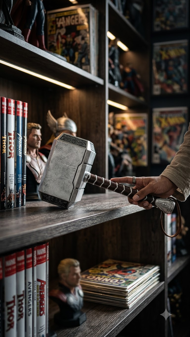 Marvel Universe: Thor "Mjolnir – Classic God of Thunder Hammer" 45cm Cosplay Prop Replica