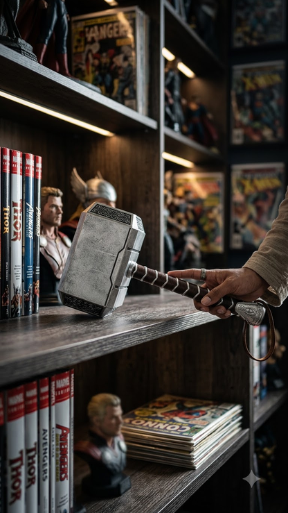 Marvel Universe: Thor "Mjolnir – Classic God of Thunder Hammer" 45cm Cosplay Prop Replica