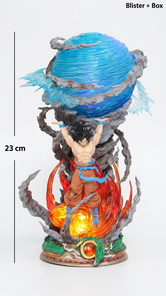 Dragon Ball Z Goku "Ultimate Spirit Bomb" 23cm LED Display Statue