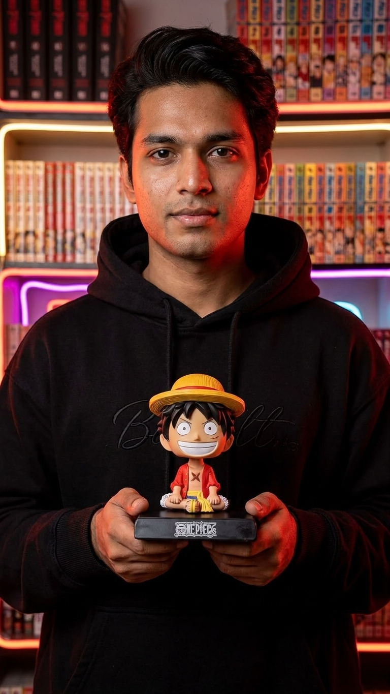 Monkey D. Luffy Bobblehead – One Piece Collection (With Box)