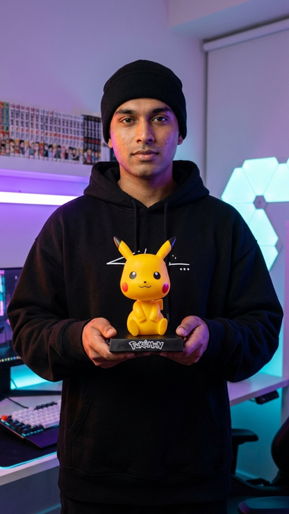 Pikachu Bobblehead – Cute Pokémon Dashboard Figurine (With Box)