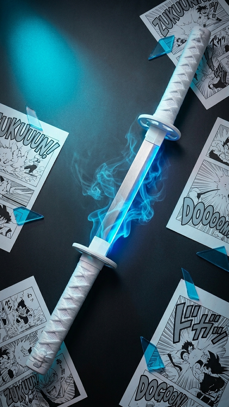 Demon Slayer "Nichirin" LED Katana Collection with Atmospheric Mist Effect