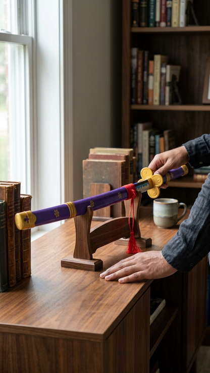 Zoro Purple Enma Wooden Katana 104cm | One Piece Cosplay Sword