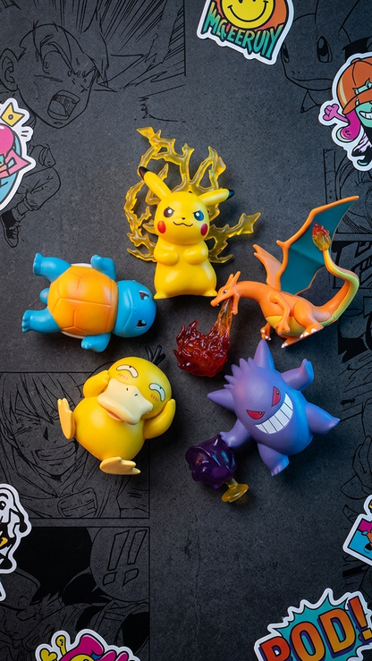Pokémon Classic "Generation 1" 5-Piece Collectible Figure Set