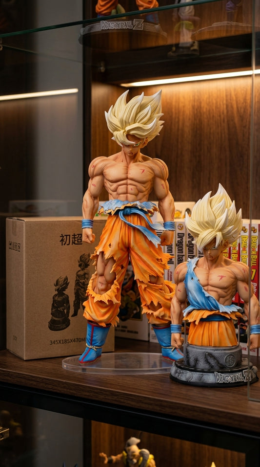 Dragon Ball Z Super Saiyan Goku Massive 42cm Collector’s Statue (With Bust)
