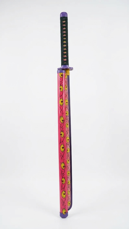 Demon Slayer: Kokushibo "Kyokukibo" Wooden Katana – Upper Moon One Edition (104cm)