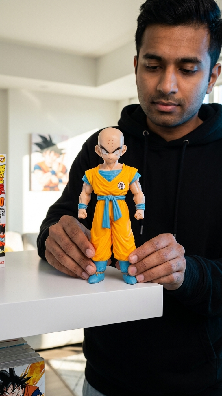 Dragon Ball Z Krillin "Earth’s Strongest Warrior" Standing Figure - 18cm