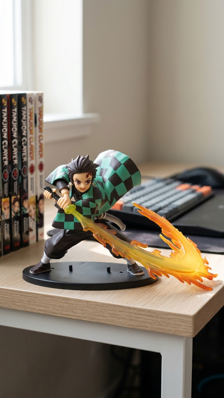 Tanjiro Kamado Fire Sword Action Figure – 16cm