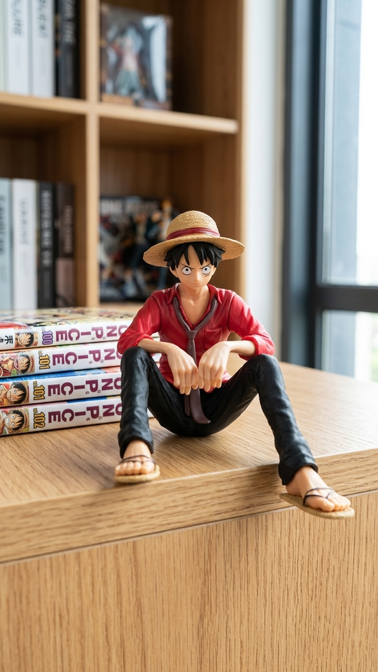 One Piece Monkey D. Luffy "Captain's Rest" Sitting Collectible Figure