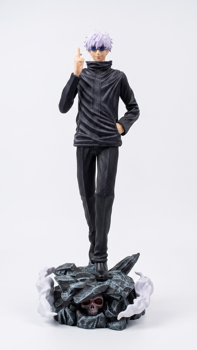 🔥 GOJO SATORU Dual Head Premium Action Figure – 42cm