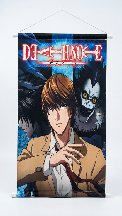 Death Note: "Rules of the Notebook" Premium Fabric Wall Scroll