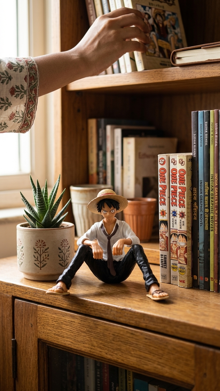 One Piece Monkey D. Luffy "Gear 5" Sitting Collectible Figure – Sun God Nika Edition