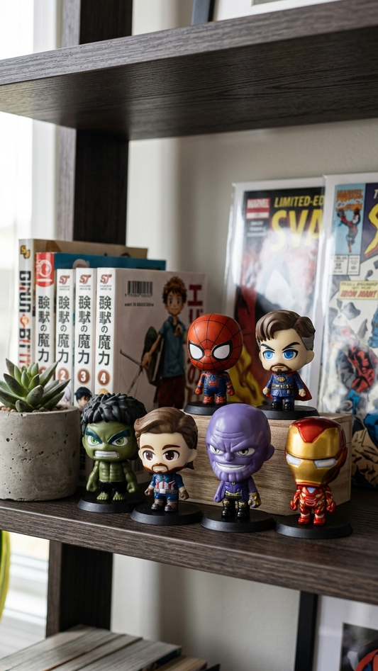Marvel Avengers: Superhero Miniature Action Figure – Individual 6.5cm Collectible