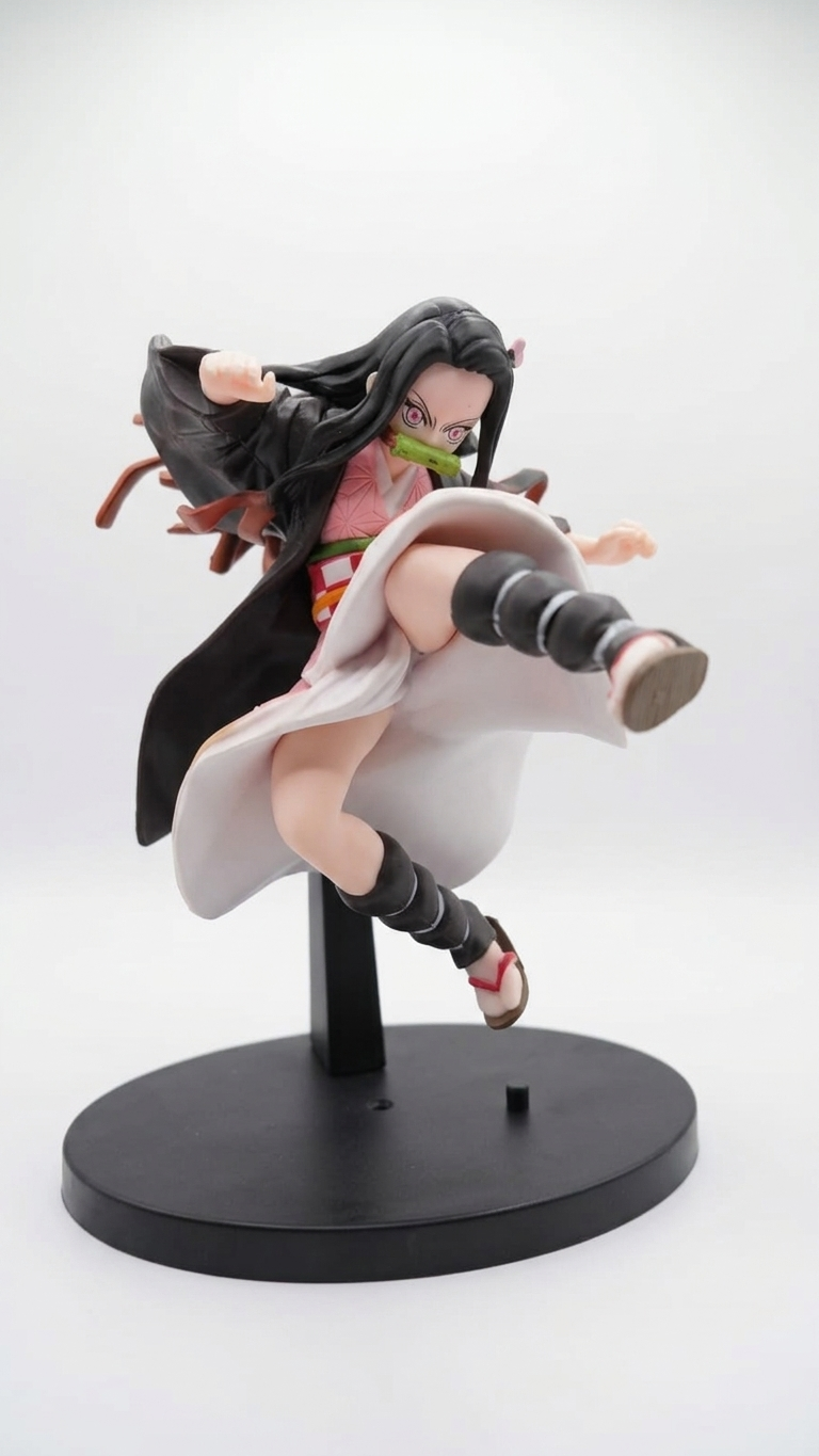Demon Slayer: Nezuko Kamado "Flying Kick" Action Figure – Blood Demon Art Edition
