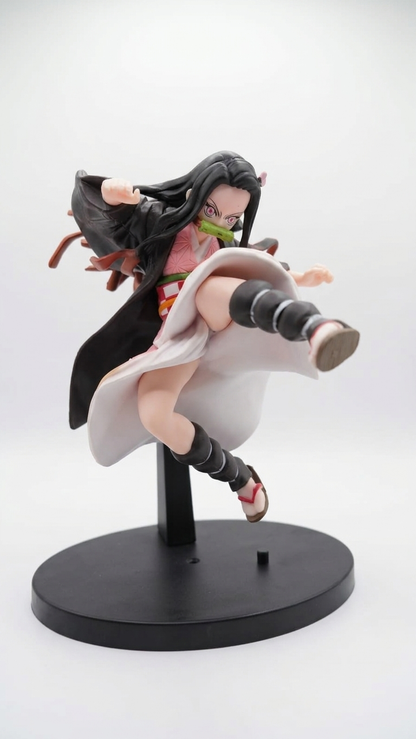 Demon Slayer: Nezuko Kamado "Flying Kick" Action Figure – Blood Demon Art Edition