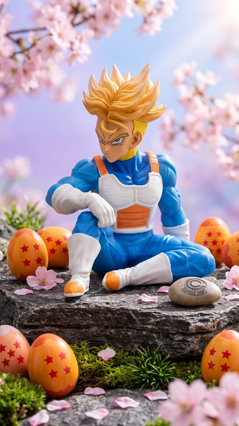 Dragon Ball Z Vegeta "Prince of Saiyans" Sitting Collectible Figure