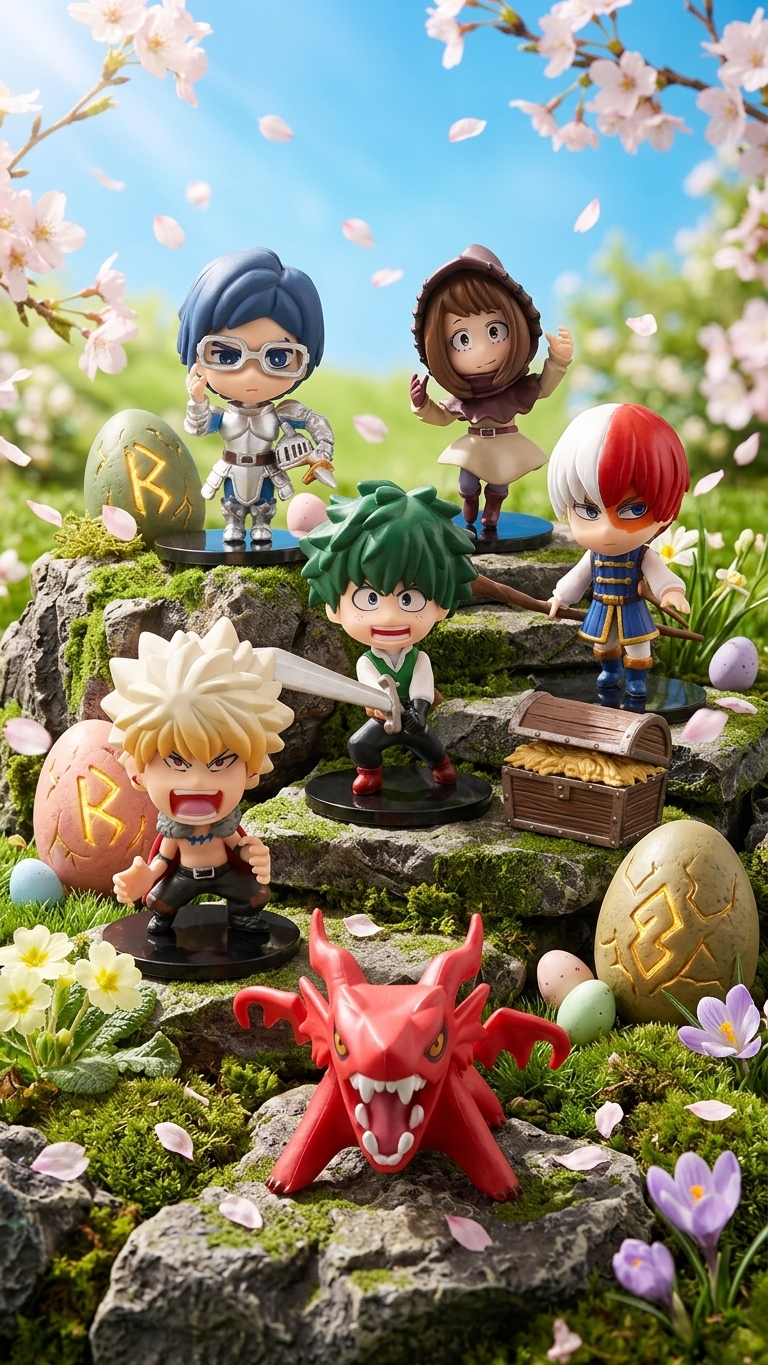 My Hero Academia Fantasy Edition Chibi Action Figure Set - 6 Pieces