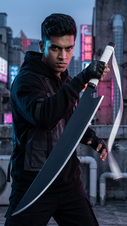 Bleach: Ichigo Kurosaki Wooden Zangetsu Katana – Shikai Edition (104cm)