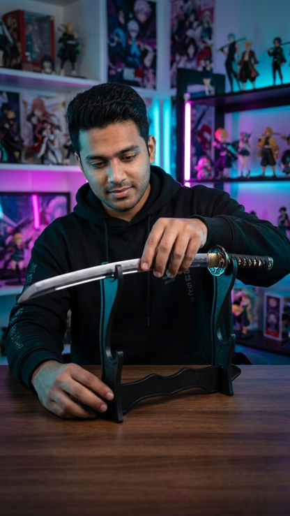Premium Double-Tier Universal Sword & Katana Display Stand