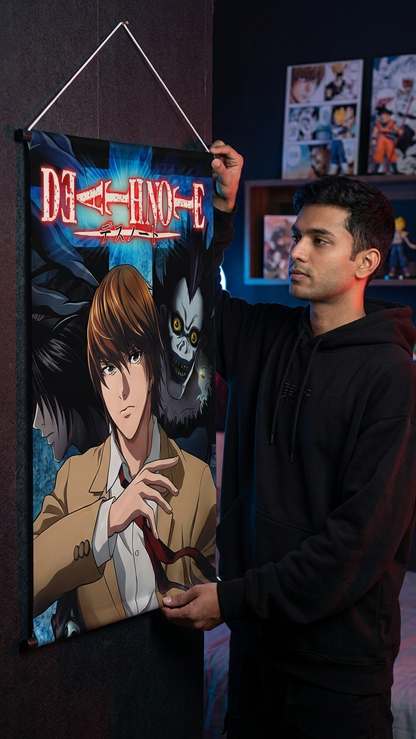 Death Note: "Rules of the Notebook" Premium Fabric Wall Scroll
