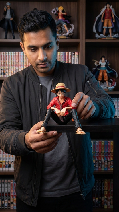 One Piece Monkey D. Luffy "Captain's Rest" Sitting Collectible Figure