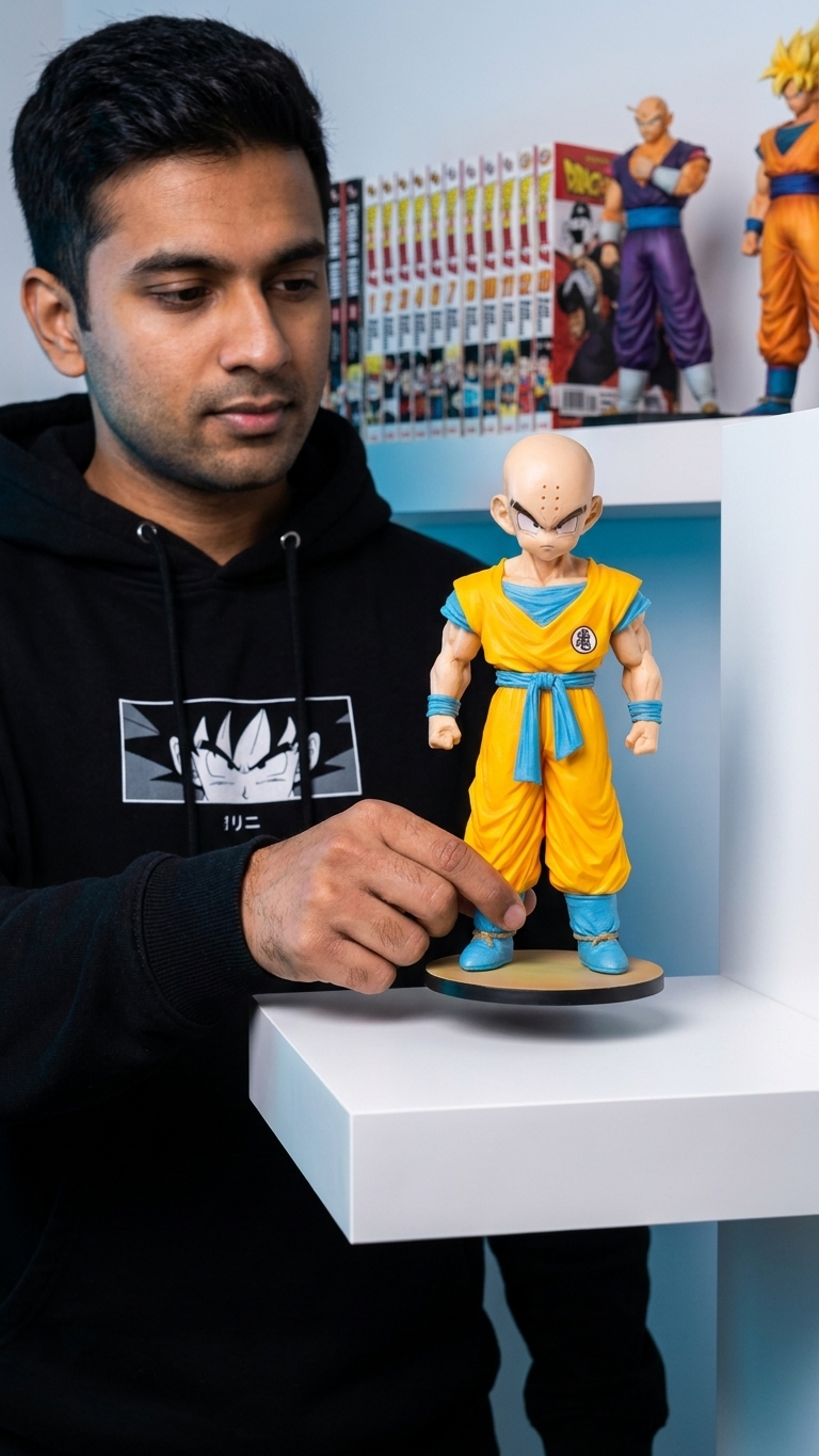 Dragon Ball Z Krillin "Earth’s Strongest Warrior" Standing Figure - 18cm