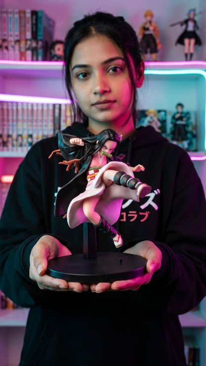 Demon Slayer: Nezuko Kamado "Flying Kick" Action Figure – Blood Demon Art Edition