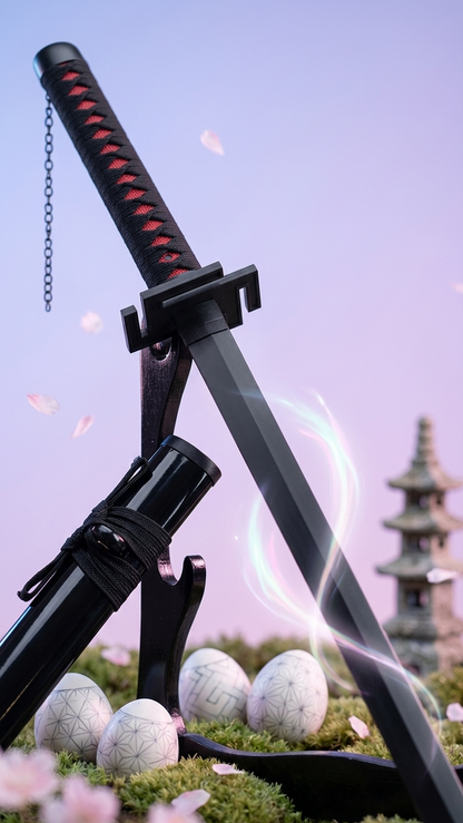 Bleach: Ichigo Kurosaki Wooden Tensa Zangetsu Katana – Bankai Edition (101cm)