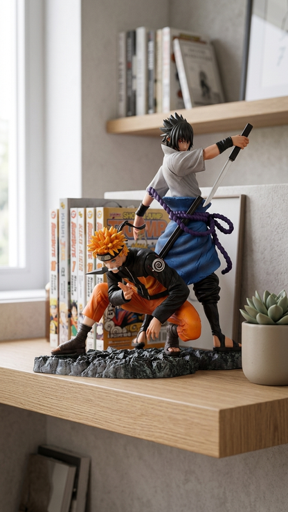 🔥 Naruto & Sasuke Highly Detailed Figure – 29cm (Blister + Box)