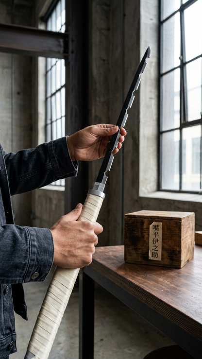 Demon Slayer: Inosuke Hashibira Nichirin Wooden Katana – Beast Breathing Edition (104cm)