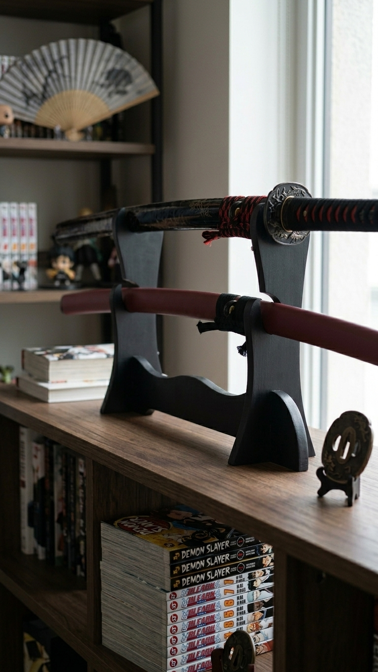 Premium Single-Tier Universal Sword & Collectible Display Stand