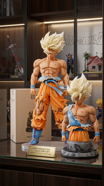 Dragon Ball Z Super Saiyan Goku Massive 42cm Collector’s Statue (With Bust)