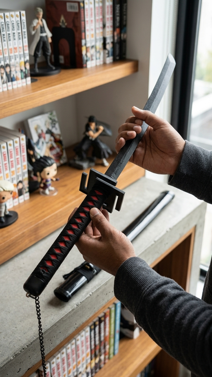 Bleach: Ichigo Kurosaki Wooden Tensa Zangetsu Katana – Bankai Edition (101cm)