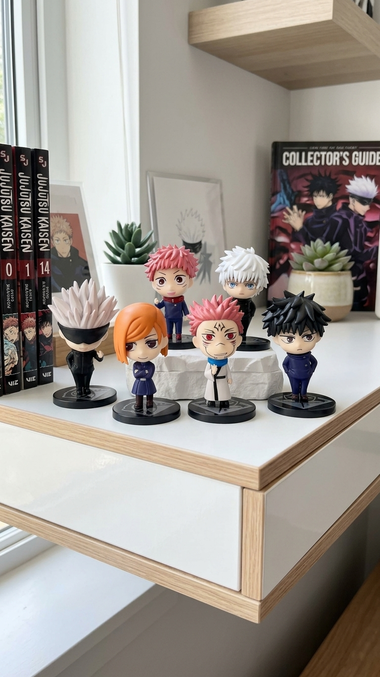 Jujutsu Kaisen Chibi Action Figure Set - 6 Pieces Collectible Collection