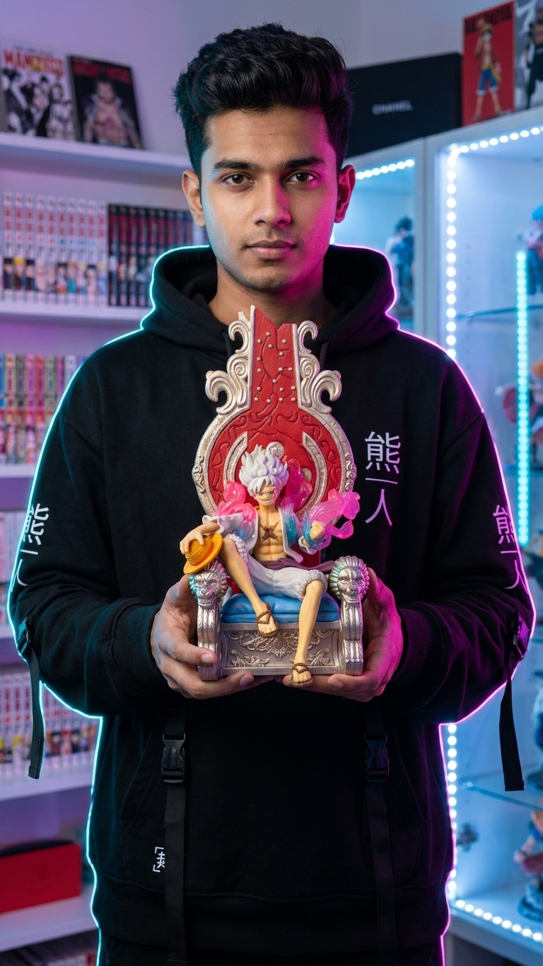 One Piece: Monkey D. Luffy "Gear 5" Liberation Action Figure – Sun God Nika Edition