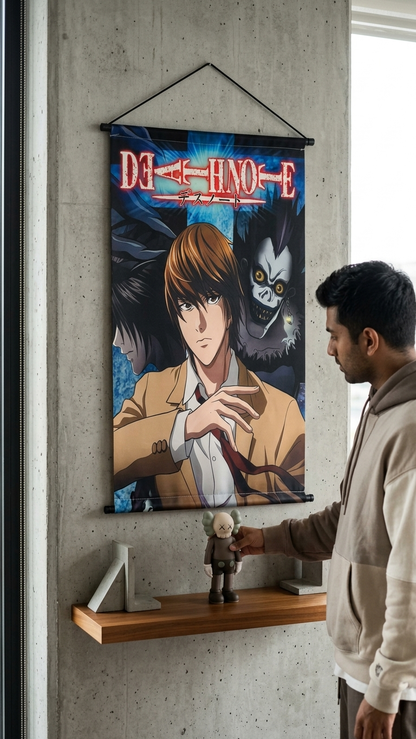 Death Note: "Rules of the Notebook" Premium Fabric Wall Scroll