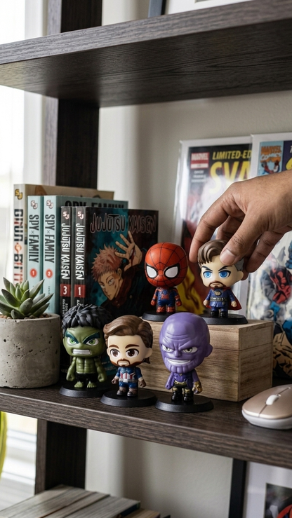 Marvel Avengers: Superhero Miniature Action Figure – Individual 6.5cm Collectible