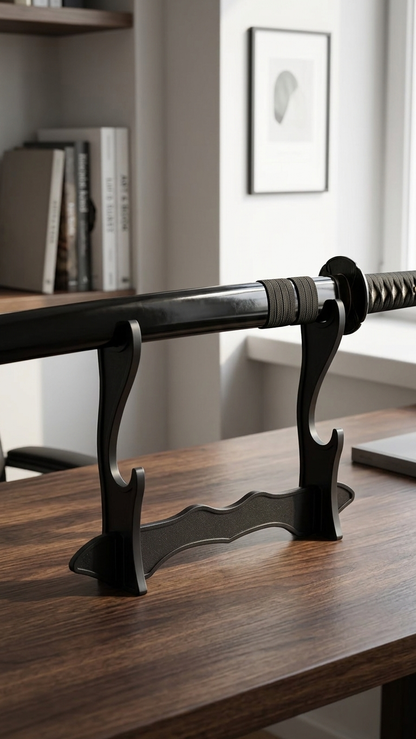 Premium Double-Tier Universal Sword & Katana Display Stand