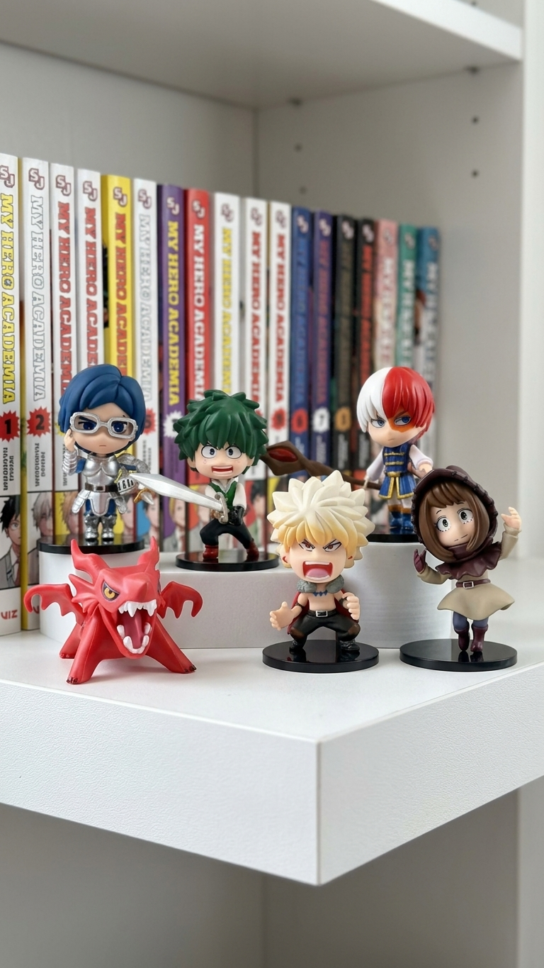 My Hero Academia Fantasy Edition Chibi Action Figure Set - 6 Pieces