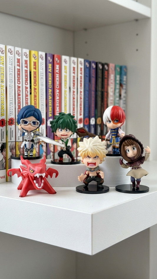 My Hero Academia Fantasy Edition Chibi Action Figure Set - 6 Pieces