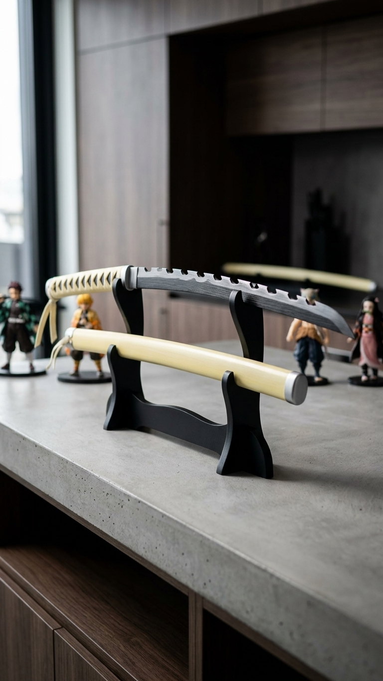 Demon Slayer: Inosuke Hashibira Nichirin Practice Katana – Wooden Edition