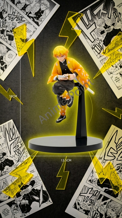 Demon Slayer Zenitsu Agatsuma "Lightning Breathing" Action Figure - 18cm