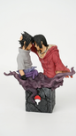 Sasuke & Itachi Uchiha Face-Off Action Figure – 17cm | Stone Base Diorama (With Box)