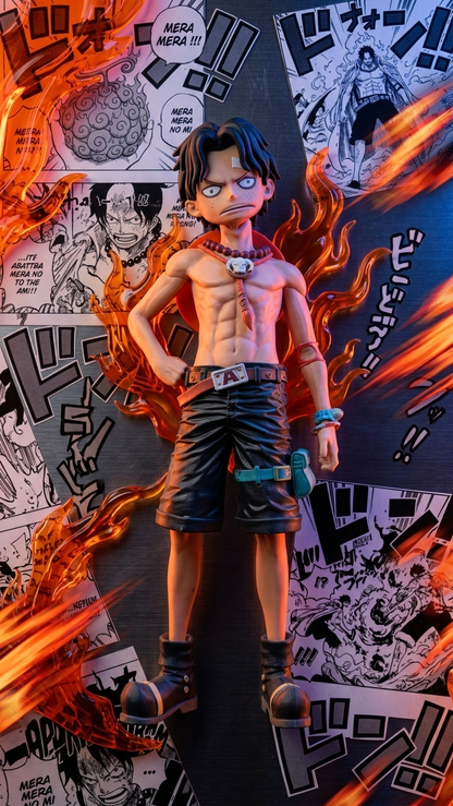 Portgas D. Ace Standing Action Figure – 30cm