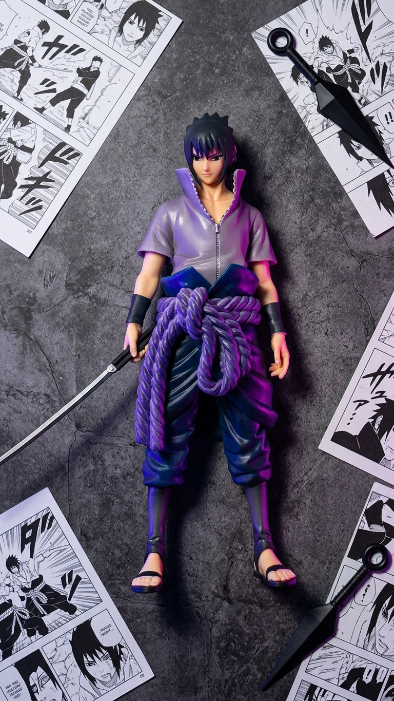 Naruto Shippuden: Sasuke Uchiha "Rinnegan Awakening" Action Figure – Master Stars Edition (26cm)