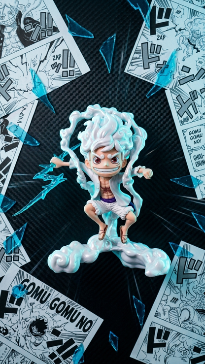 One Piece: Monkey D. Luffy "Gear 5 Lightning Strike" Action Figure – DVK Studio Edition (17cm)