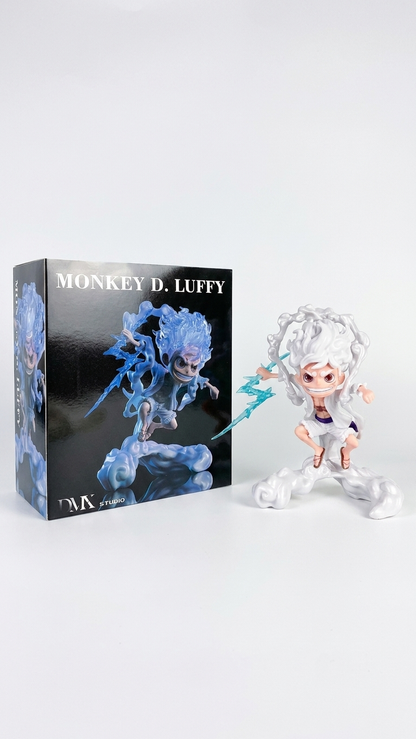 One Piece: Monkey D. Luffy "Gear 5 Lightning Strike" Action Figure – DVK Studio Edition (17cm)